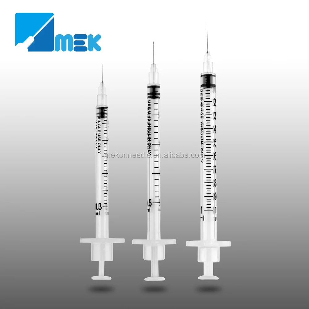 
CE / ISO certified disposable insulin syringe for injection  (60528341148)