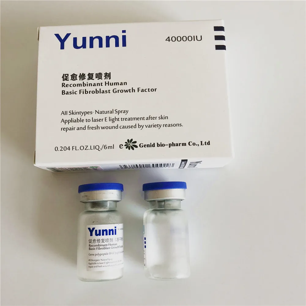 40000IU Human BFGF Basic Fibroblast Growth Factor For Skin Repair After Intradermal Injection