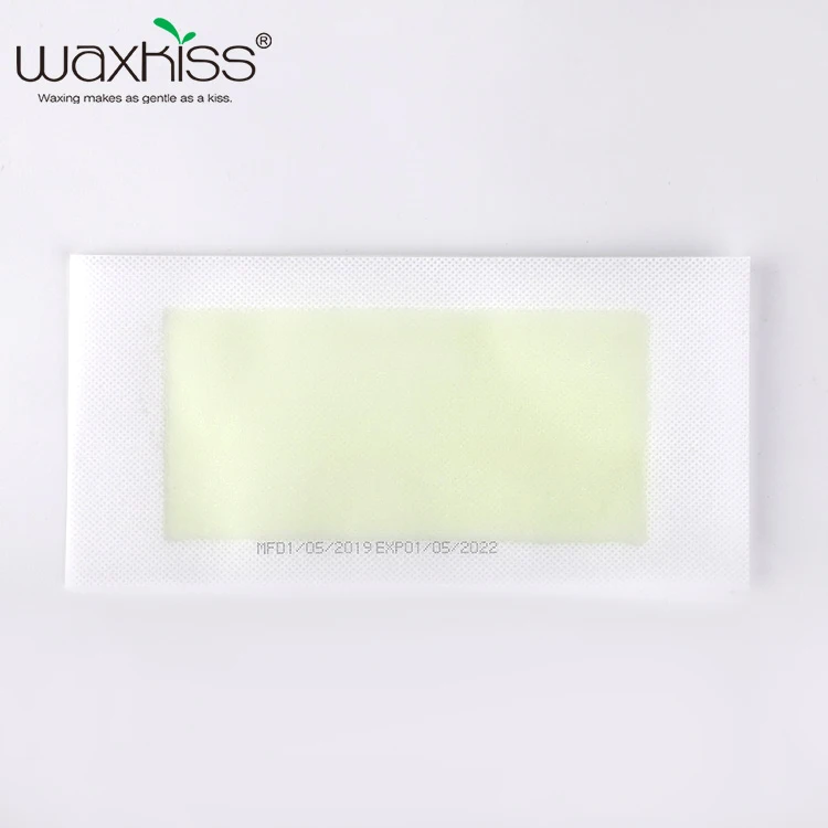 

Best quality hair removal depilatory paper cold wax strips portable Waxing Strips Disposable waxing strips body use