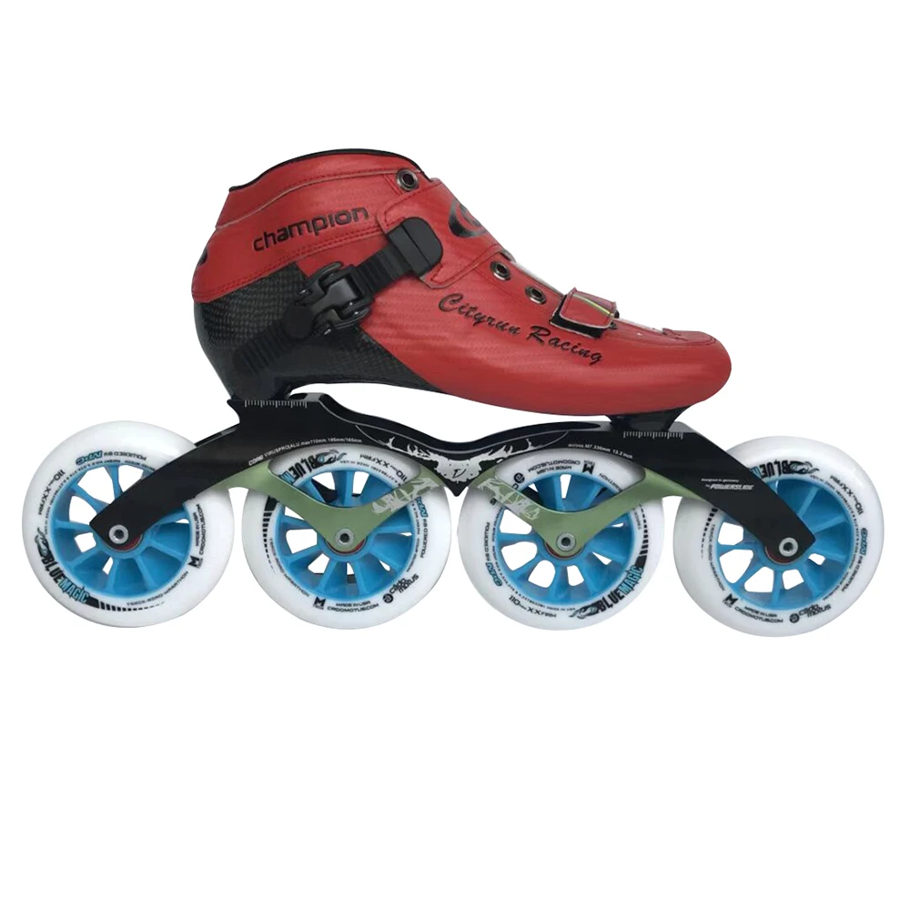 

DIY 4 Wheels Inline Racing Skates derby inline speed City Run speed skates