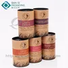 Accept Custom Order Paper Material Tea Carton Box Round Tube Box