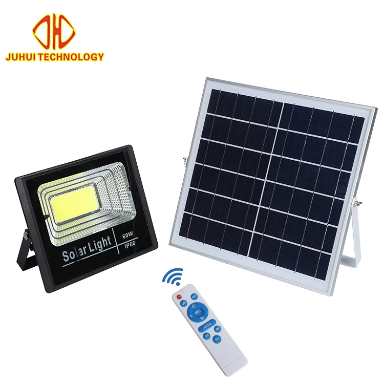 Garden lighting outdoor IP65 waterproof Aluminum 40w 60w 100w solar LED Flood lamp