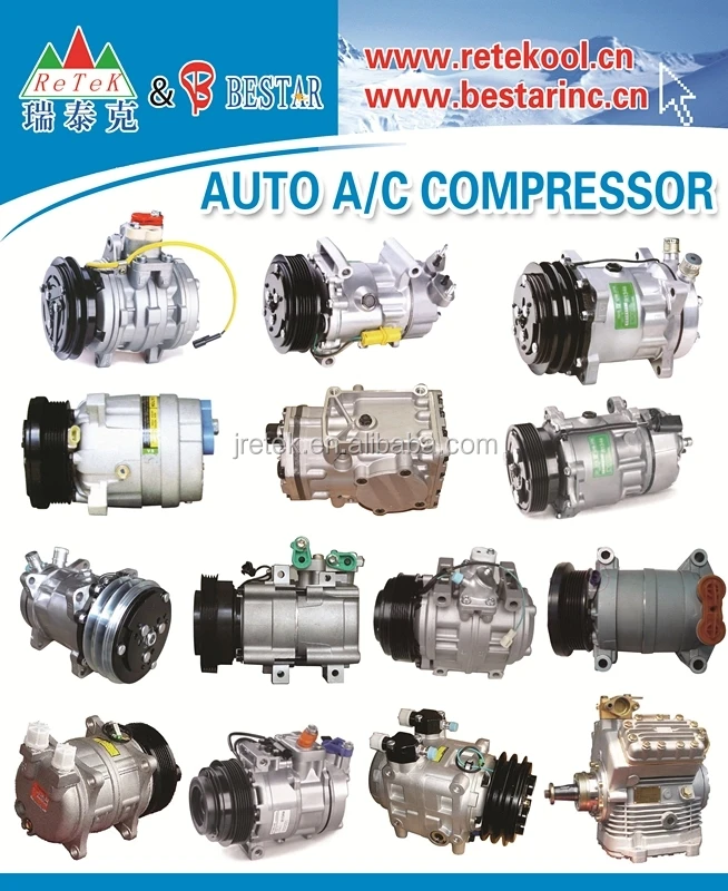 Sanden Auto AC Compressor for Volvo Camion Trucks FH12 FH16