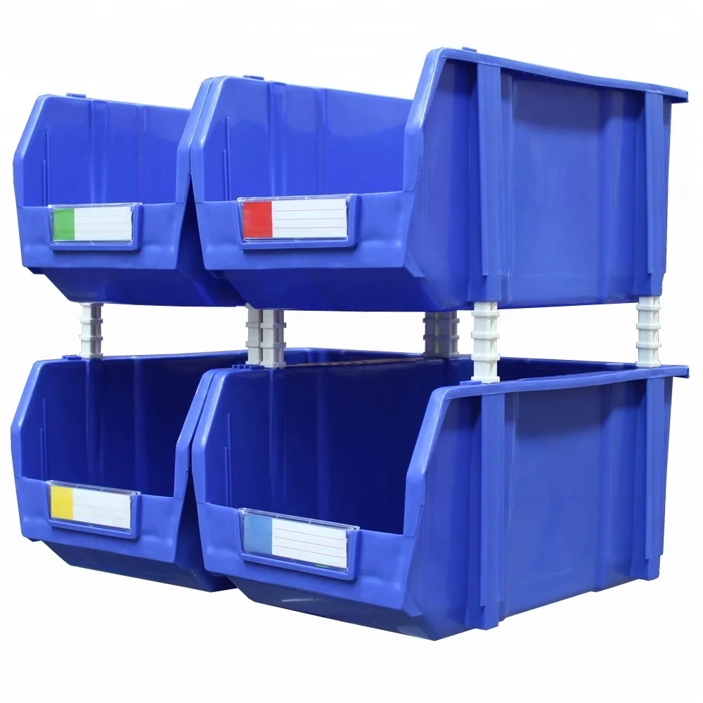 Large Capacity Stackable Storage Bins,Industrial Small Parts Storage