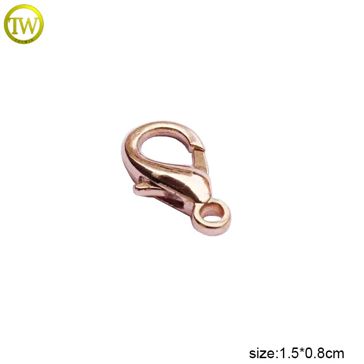 Metal Mini Small Hook For Jewelry Necklace Metal Hook 1.5cm Chain Snap