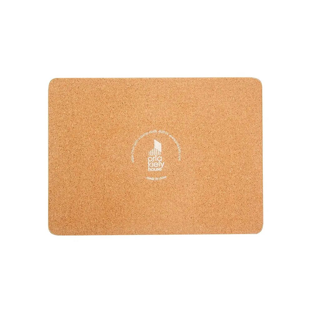 High Quality 5mm Thickness Heat Resistant Plain Cork Placemats Wooden
