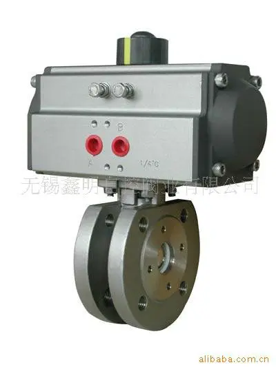 Chinese Pneumatic Actuator Wafer Thin Ball Valve Factory Price
