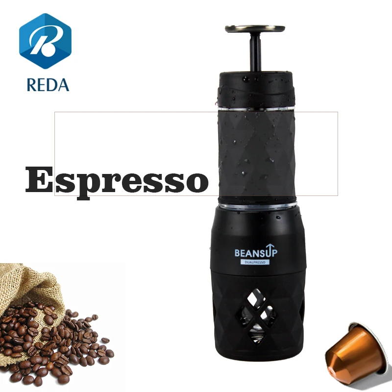 
New design mini portable espresso coffee maker / hand held coffee machine 