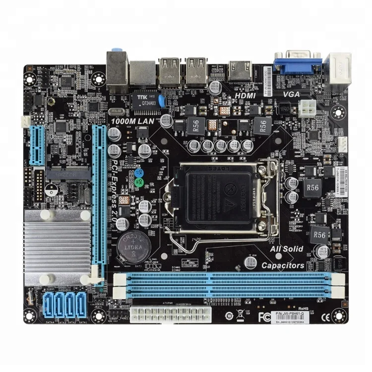 

Hot sale Intel H61 LGA1155 i3 i5 i7 motherboard