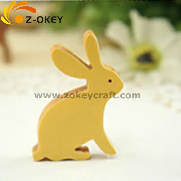 ZCO1586 Promotional goods wood fridge magnet rabbit