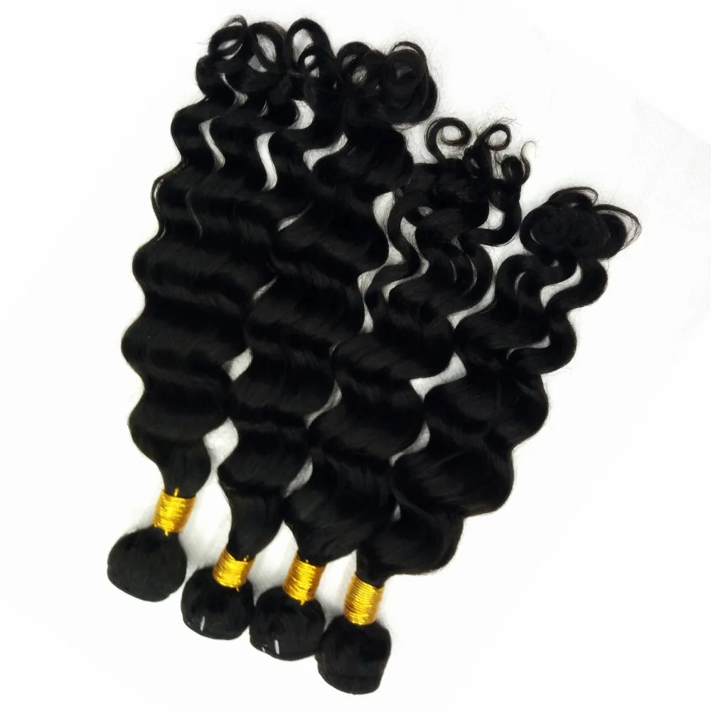 

Free shipping mix lengths 3 bundles unprocessed Brazilian loose wave virgin hair human hair weave extension