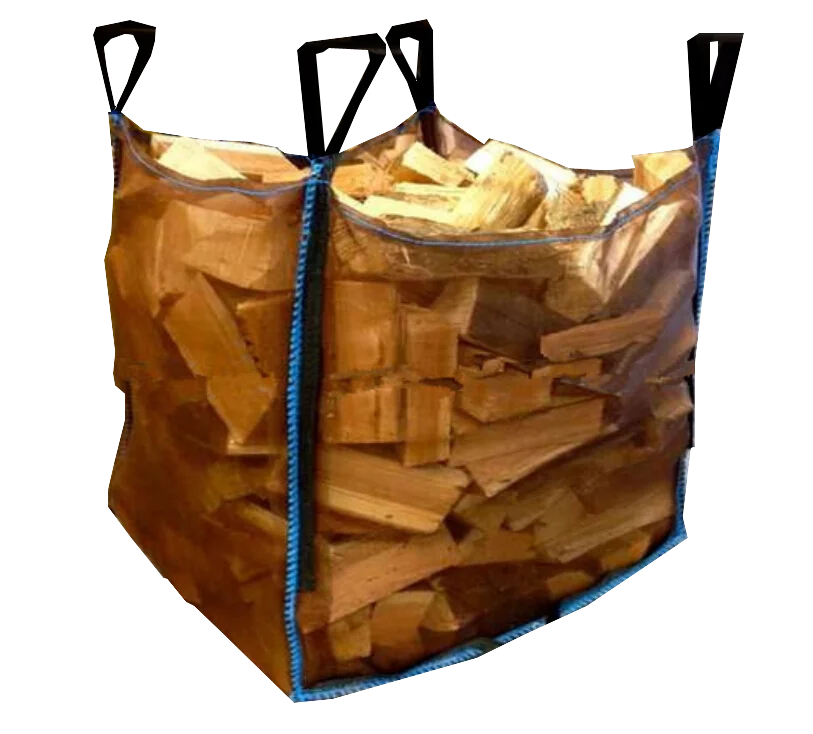 Full Air 1,5 M3 Mesh And Breathable Firewood Big Jumbo Bags Direct