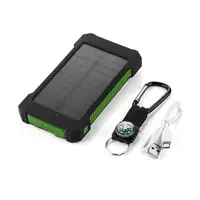 

Power Bank 10000mah Portable Solar Power Banks Battery Charger For iPhone For Samsung