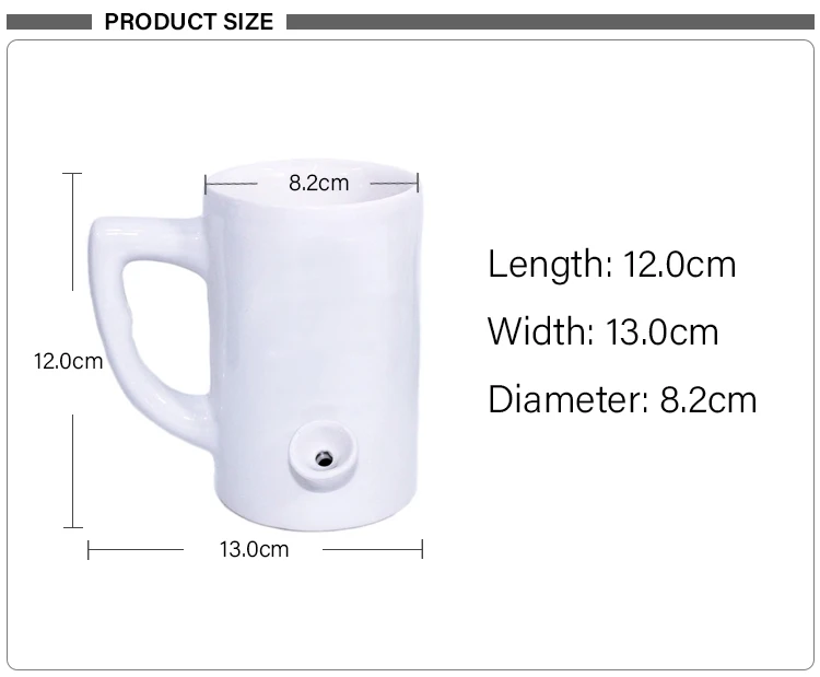 Color is optional best design pipe ceramic cup, manufacturers direct sales