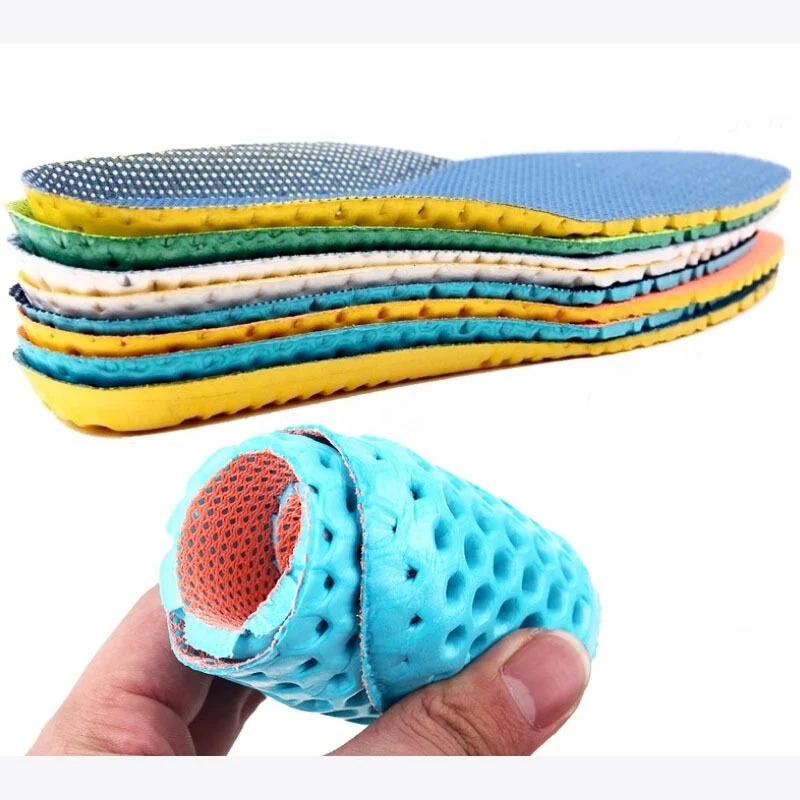 

FY fashion Stretch Breathable Deodorant Insoles Running Cushion Height Increasing Insoles Pad Sport Shoe Insert Arch Support, Customized