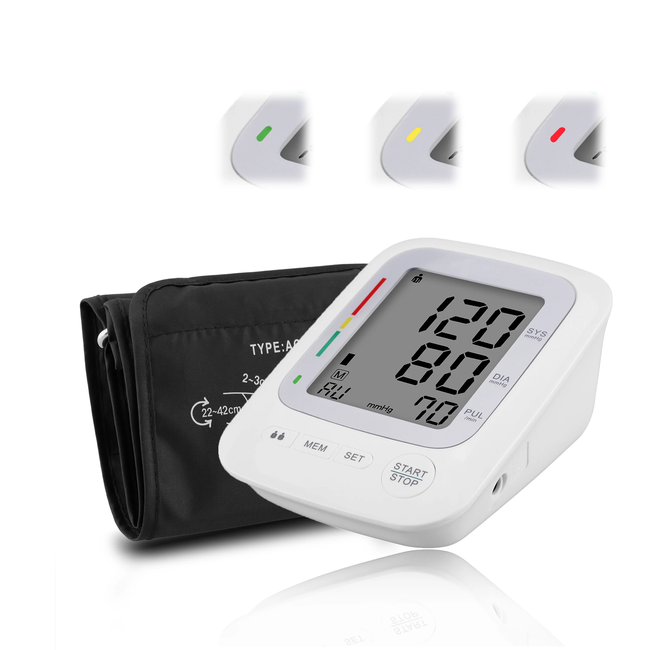 
2018 New Design Product Home Use Automatic Digital Upper Arm Blood Pressure Monitor 