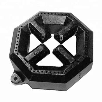 Black Lp Gas Cast Iron Octagon Burner - Buy Octagon Burner,Cast Iron