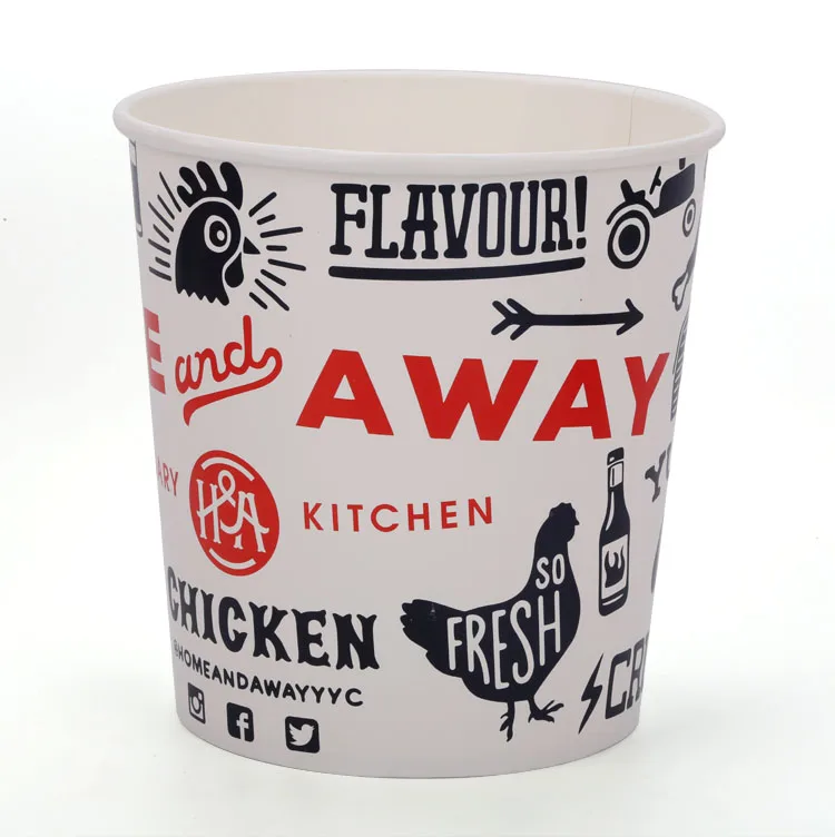 Disposable Take Away 12 Pieces Chicken 130 Oz Fried Chicken Paper