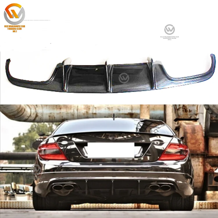 Carbon Fiber Rear Bumper Diffuser Fit For W204 C63 Amg 20082011 Buy