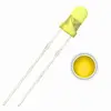 Yellow Color 3mm Diffused Round Light-Emitting 20mA 3 mm DIP LED Lamp Light Wide Angle Components diode