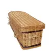 Factory Supply Wholesale Funeral Casket Prices Best Price Wicker Coffin