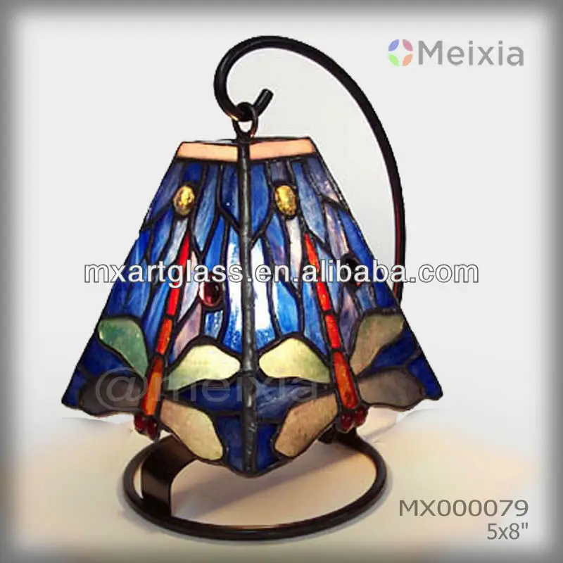 small stained glass table lamp