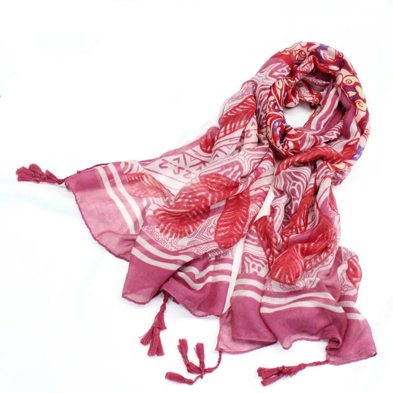 Factory Promotional Ladies Oversize Custom Made Pashmina Cotton Scarf