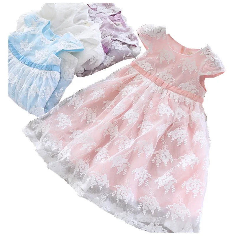 

girl lace dress summer spring fashion quality kids clothes boutiques girl princess dress baby outfit children clothes lots