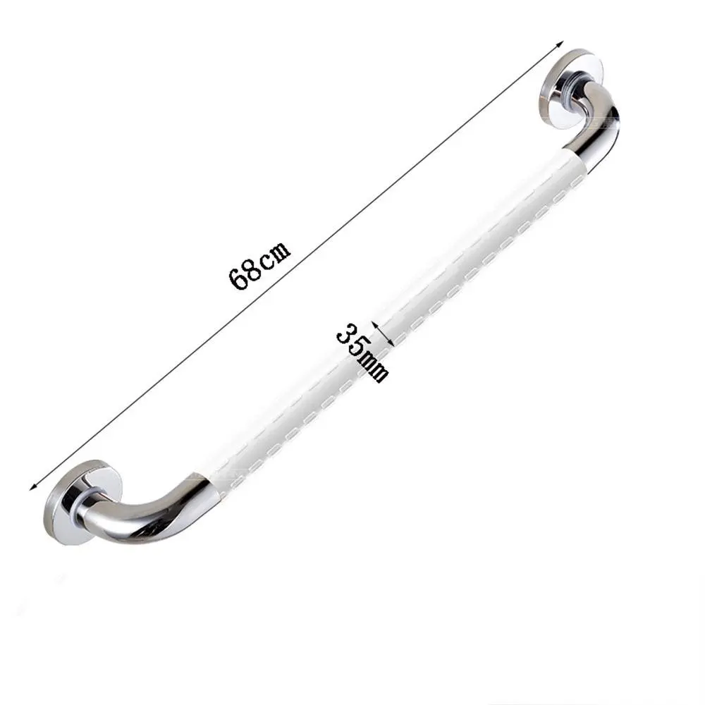 TOYM US 304 stainless steel safety grab bars Wheelchair-accessible bathroom word toilet toilet toilet bathtub handrail elderly Disabled ( Size : 68cm )
