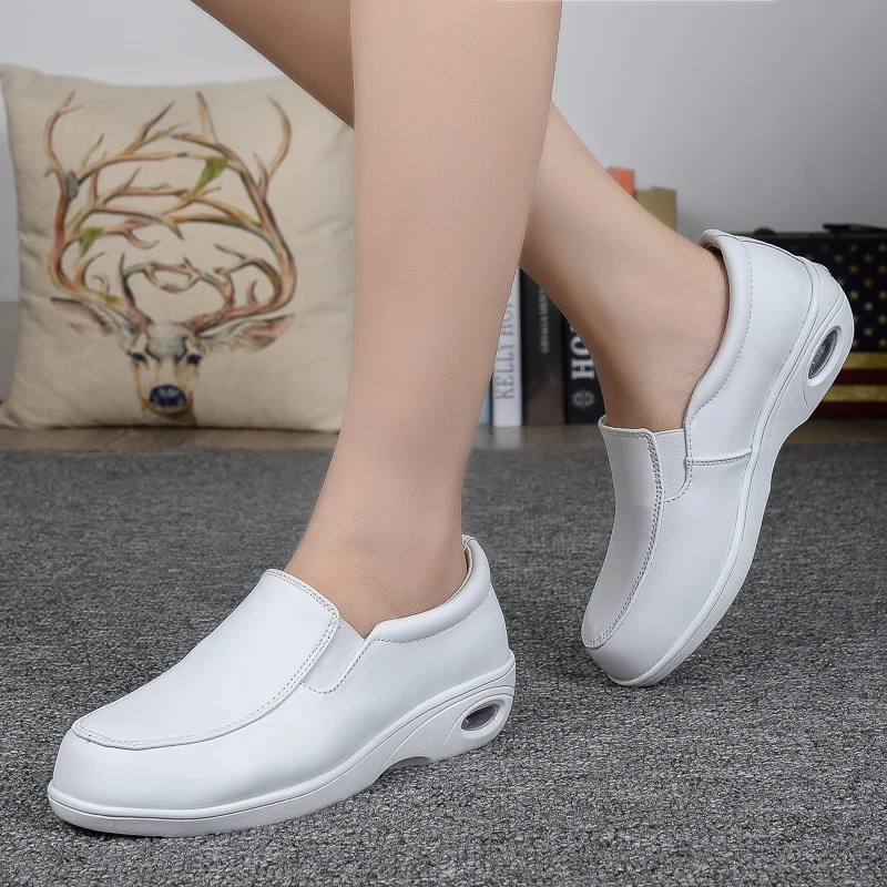 Comfortable Leather Nursing Shoe White Nurse Shoes For Women Buy