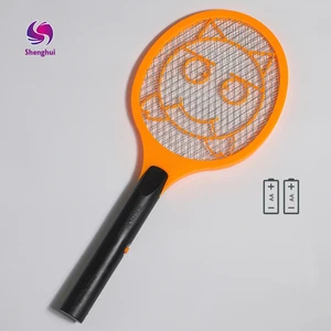 Image of High quality indoor eco-Friendly 2 AA battery fly mosquito killing bat swatter
