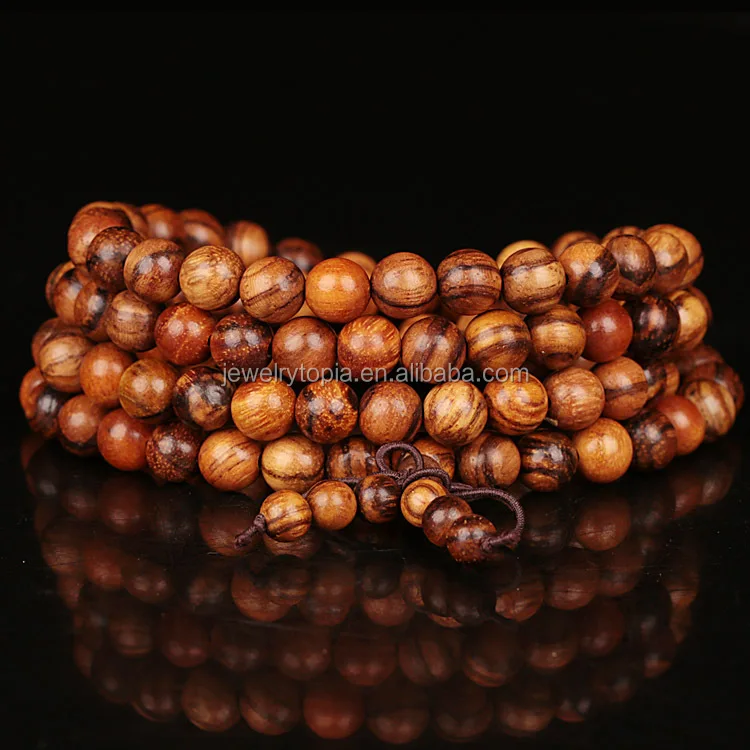 

Multi Strand Manmu Round Shaped Natural Wood Bead 6mm