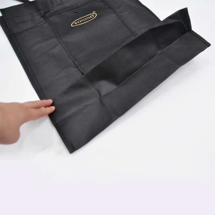 Christmas non-woven foldable shopping bag,large two-double handbag,luggage folding bag