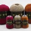 Noble 6+6 fine sable mink color knitting hair lambswool blended 100% cashmere yarn