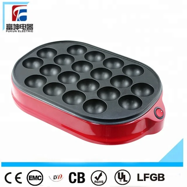 
Mini grill for snack 20 holes ELECTRIC TAKOYAKI MAKER Octopus ball maker 