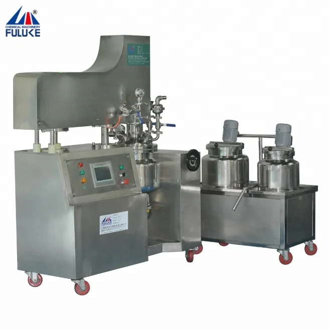 
FULUKE CE certification Emulsion emulsifier, chemical machinery equipment, vacuum homogenizing emulsifier machine 
