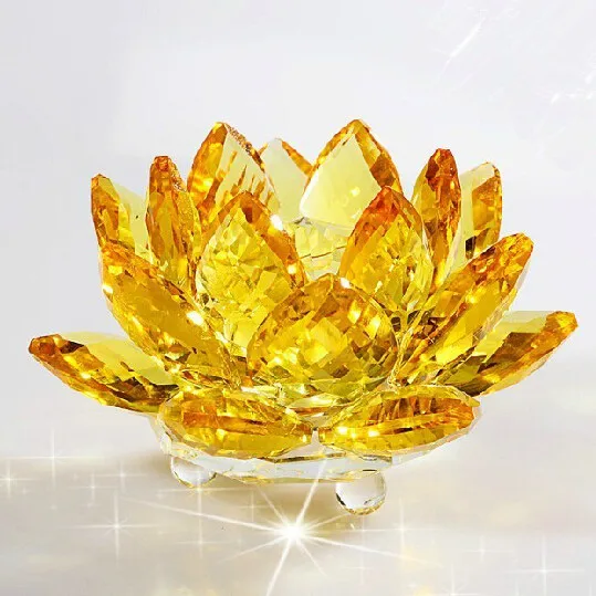 k9 水晶莲花客厅水晶花装饰