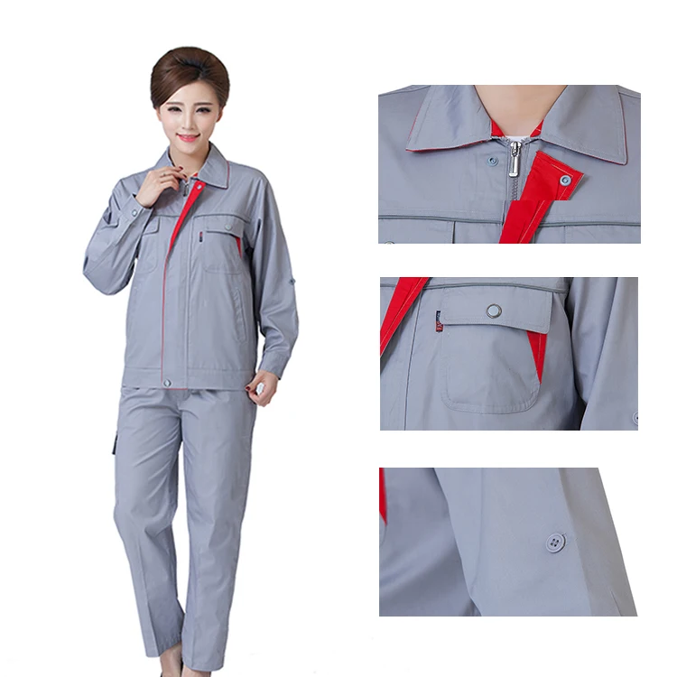 Unisex 35 Cotton 65 Polyester Factory Used Breathable Work Wear