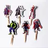 Foreign Trade Baking Packaging League of Legends Captain America Birthday Party Cake Surrounding Card Insertion
