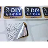 Custom 6mm round destructible calibration void stickers, warranty void if broken label, self-destroying
