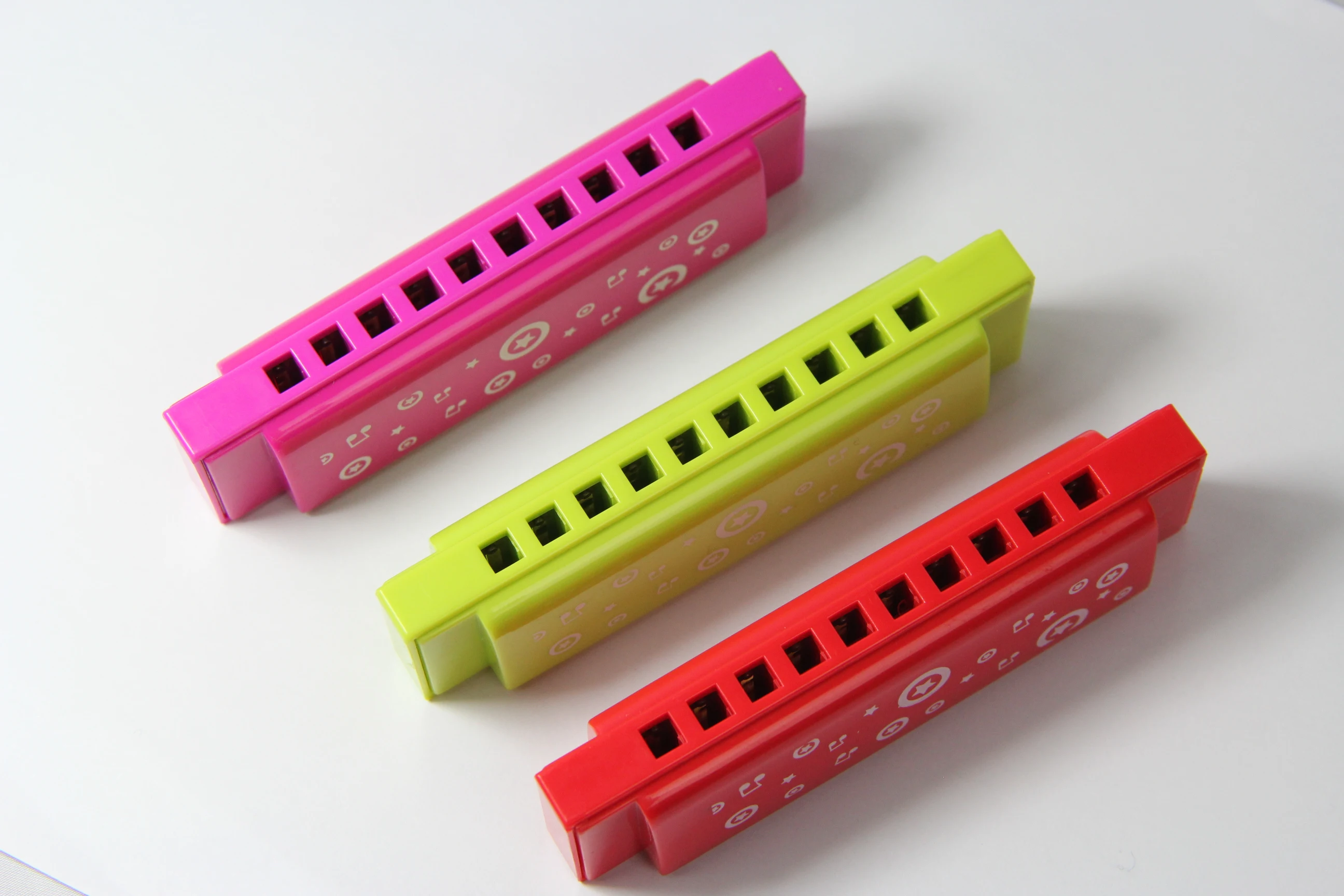Df10a3w 10 Hole Mini Plastic Cheap Harmonica Toy For Wholesale Oem