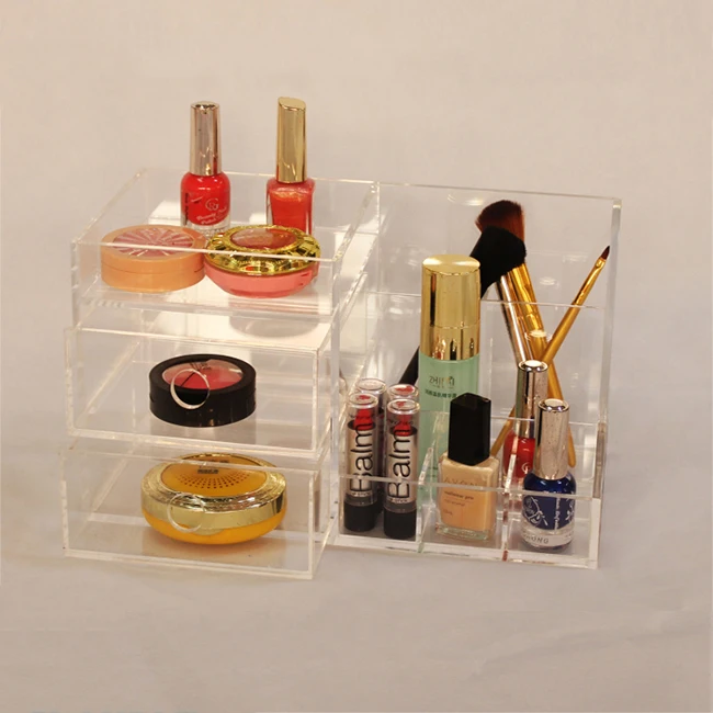 2 Drawers Countertop Box Acrylic Cosmetic Organizers Holder Buy