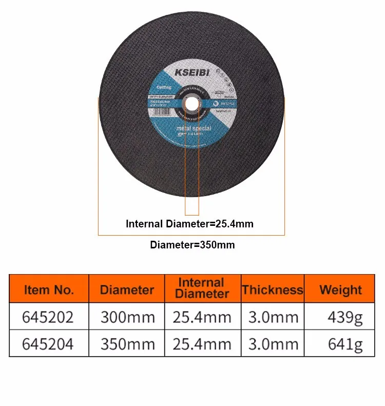 Kseibi Abrasive Metal Cutting Disc For Metal & Steel Cutting - Buy 