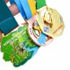 Custom metal medal sports spinning trophies and medals china