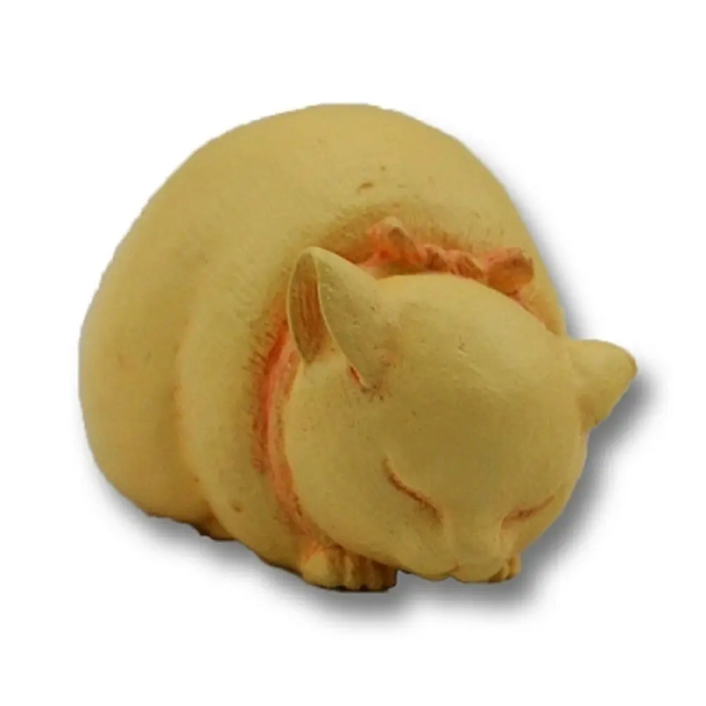 Buy Japanese Netsuke Character Sleeping Cat Decorative Figurine Beige In Cheap Price On Alibaba Com