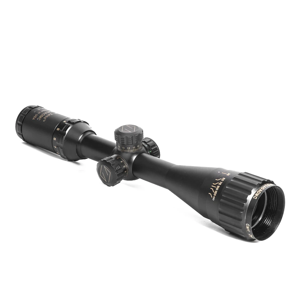 

HY 3-9x40 AOMC Hunting Scope Outside Tactical Optical Sight Riflescope, Matte black