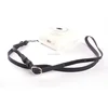promotional custom 1cm width leather camera strap lanyard
