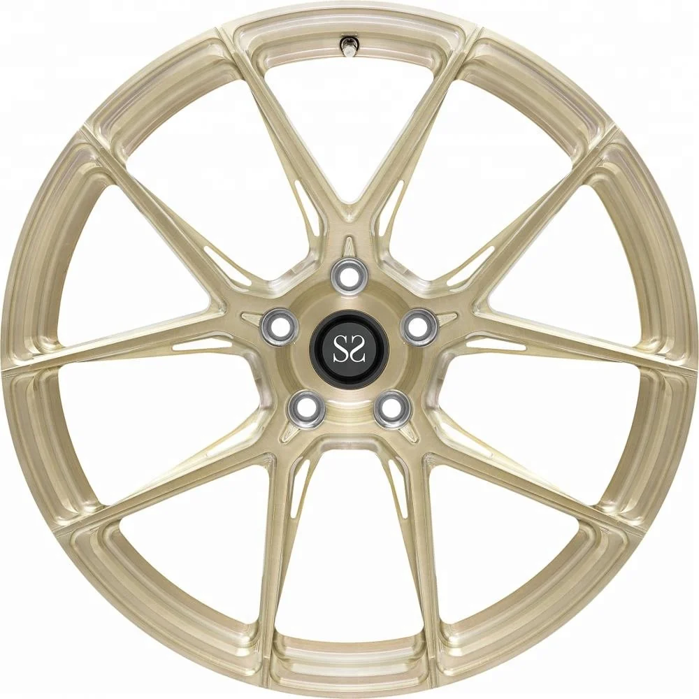 Brushed Golden Aluminum A6061 Alloy 20 Inch 5x120 5x130 5x112 Wheels ...