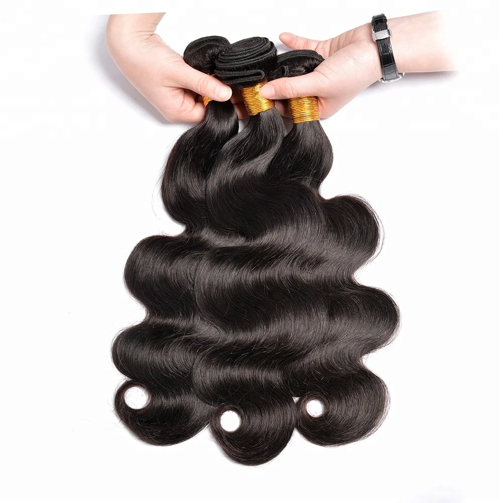 

wholesale 8A Grade Body Wave natural color brazilian human Hair extension one bundle