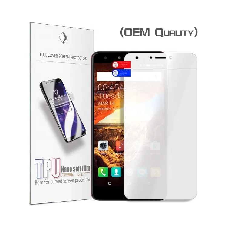 

Anti shock Automatic healing No bubble Easy install TPU protective film For Tecno Spark 2 mobile phone, Transperant